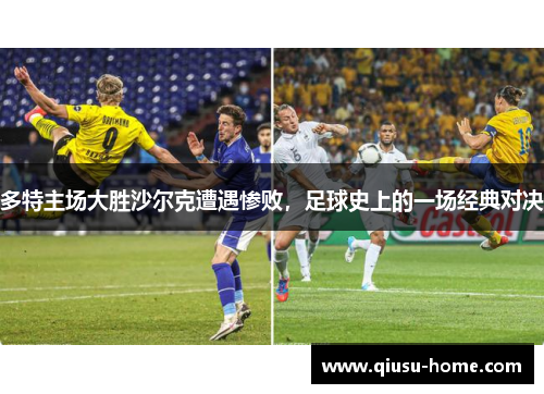 多特主场大胜沙尔克遭遇惨败，足球史上的一场经典对决